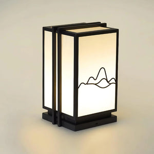 Mountain Acrylic Outdoor Post Light