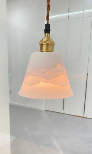 Mountains Shadow Ceramic  Pendant Lamp