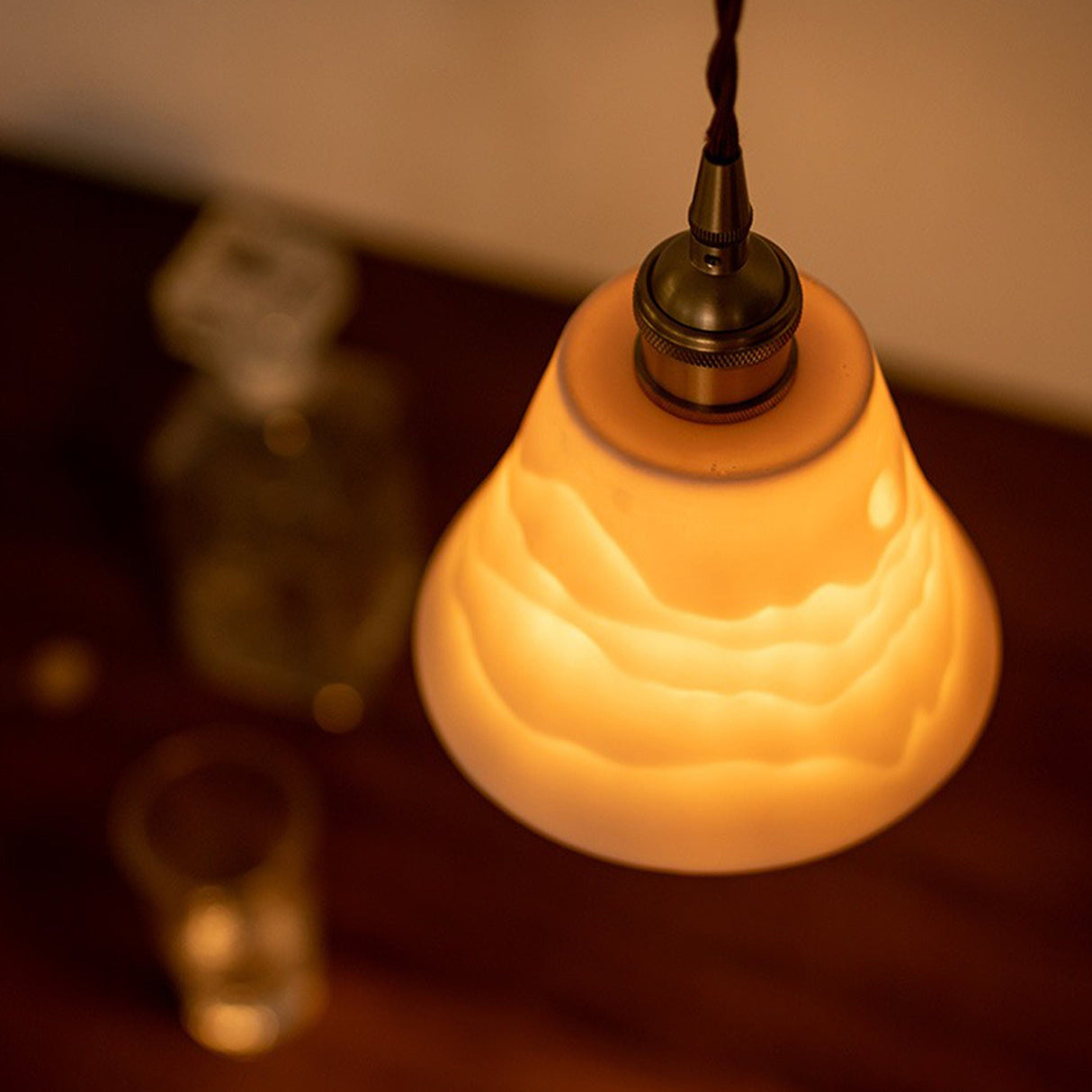 Mountains Shadow Ceramic  Pendant Lamp