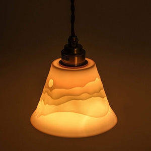 Mountains Shadow Ceramic  Pendant Lamp