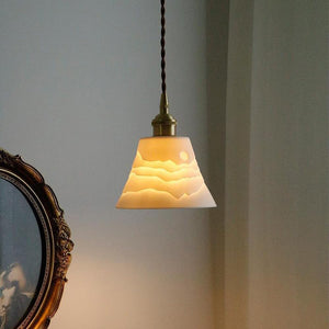 Mountains Shadow Ceramic  Pendant Lamp
