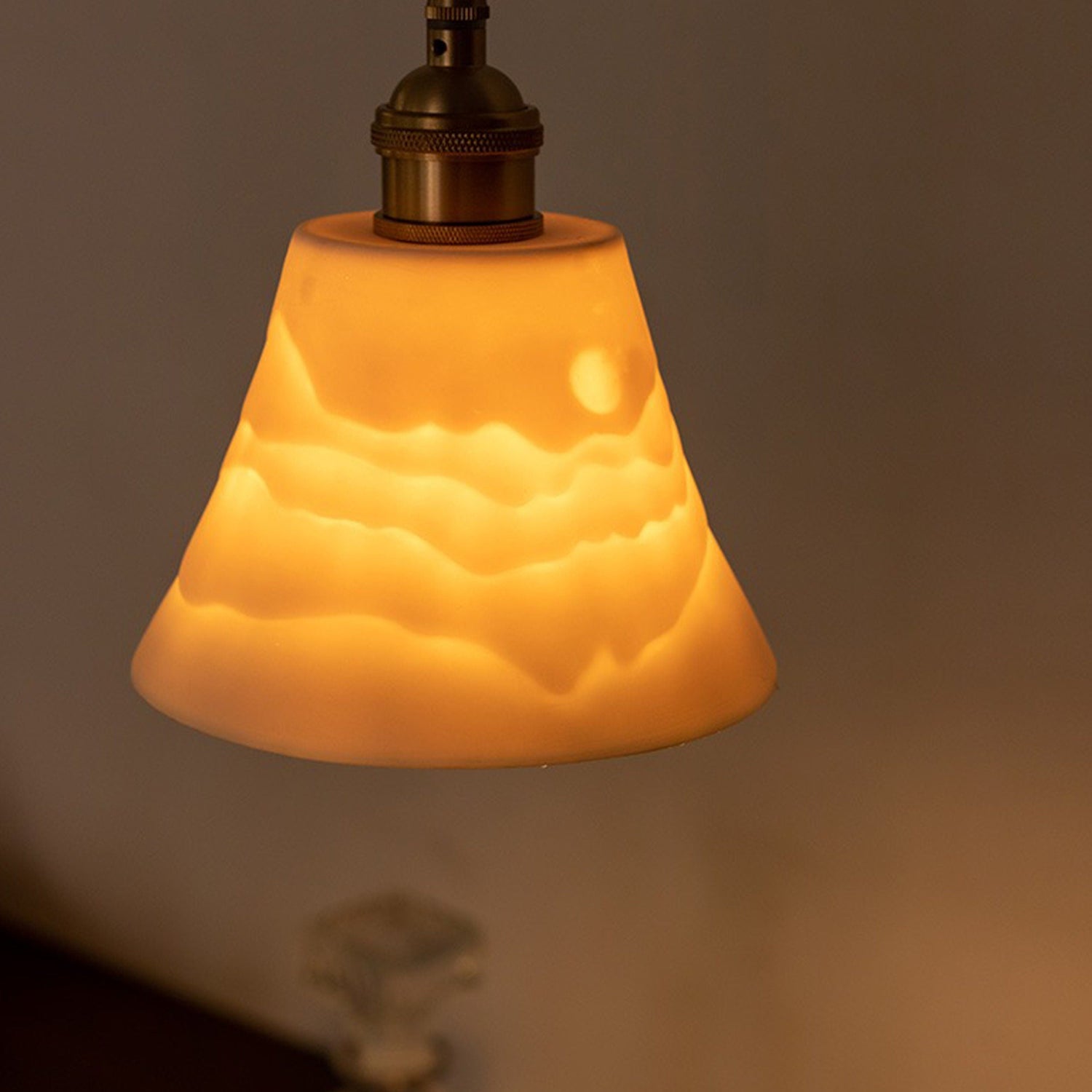 Mountains Shadow Ceramic  Pendant Lamp