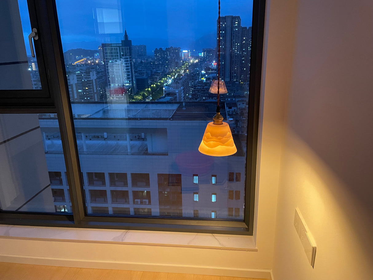 Mountains Shadow Ceramic  Pendant Lamp