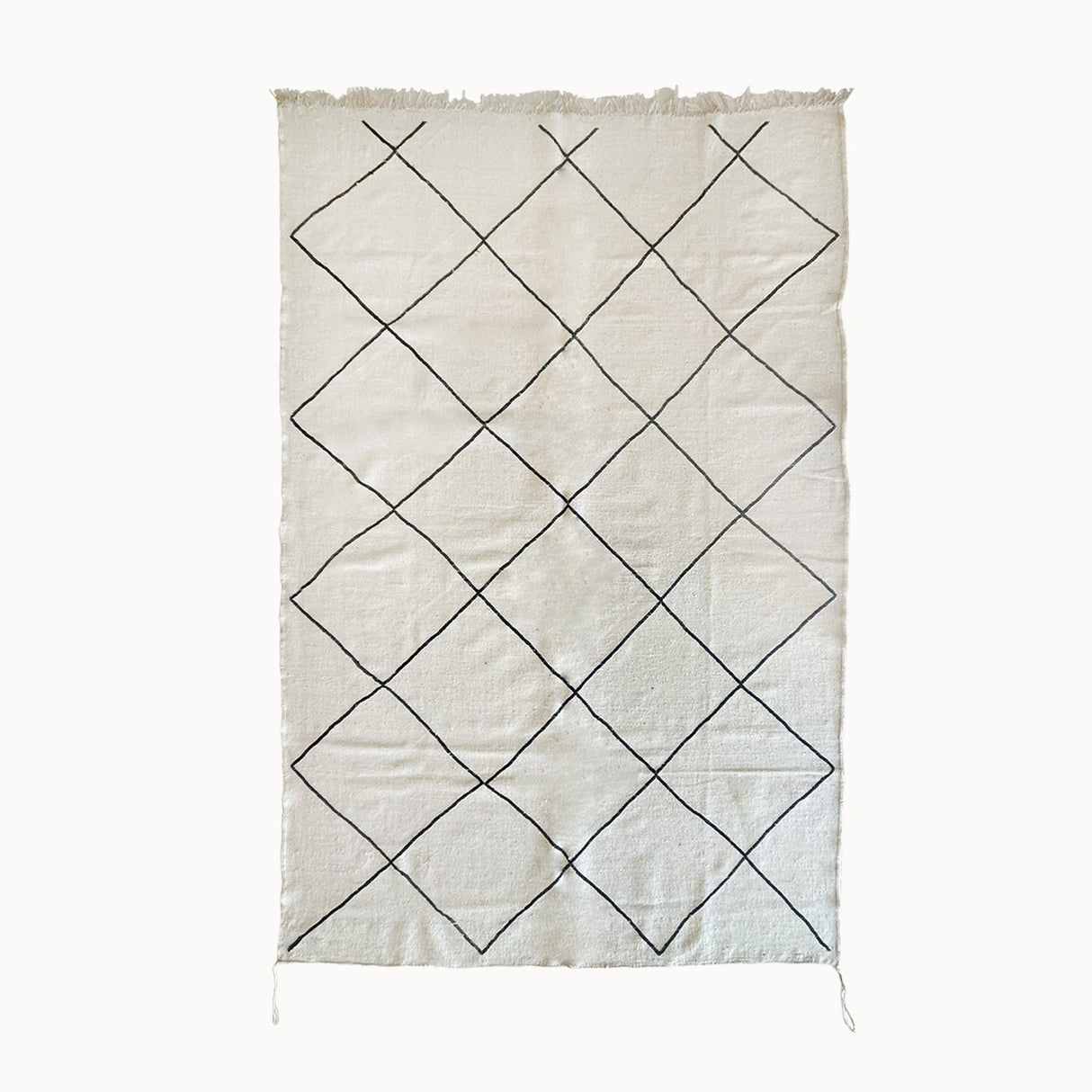 Tim Contemporary Moroccan Flatweave Rug | 6'5" x 9'4"