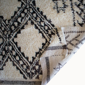 Riva Vintage Moroccan Beni Ourain Rug | 6' x 9'6"