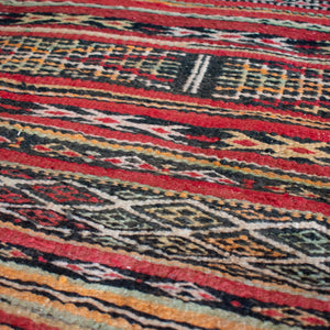 Todd Vintage Moroccan Flat-weave Kilim Rug | 2'10" x 5'4"