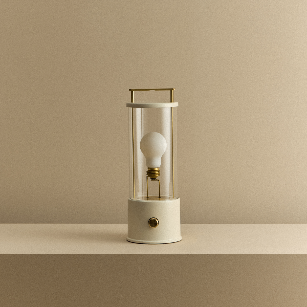 The Muse 1.0 Portable Lamp in Candlenut White