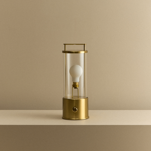 The Muse 1.0 Portable Lamp in Solid Brass