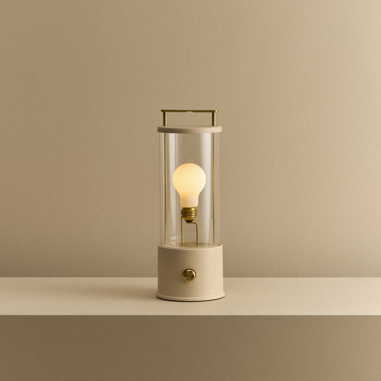 The Muse 1.0 Portable Lamp in Setting Plaster Pink