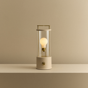 The Muse 1.0 Portable Lamp in Setting Plaster Pink