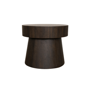 Mushroom Accent Table, Large - Brownstone