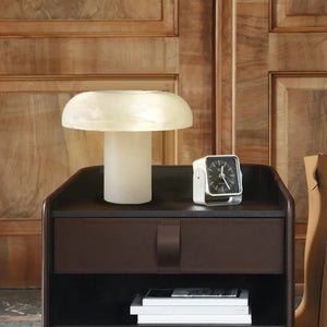 Mushroom Type Alabaster Table Lamp