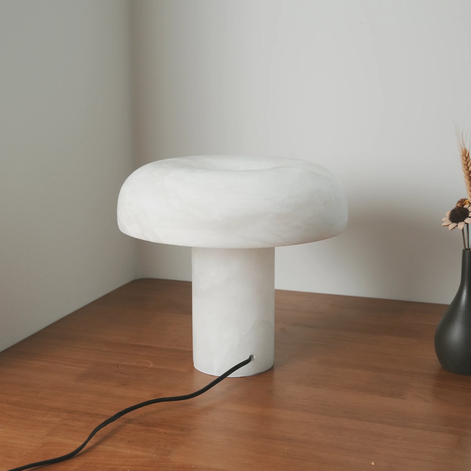 Mushroom Type Alabaster Table Lamp