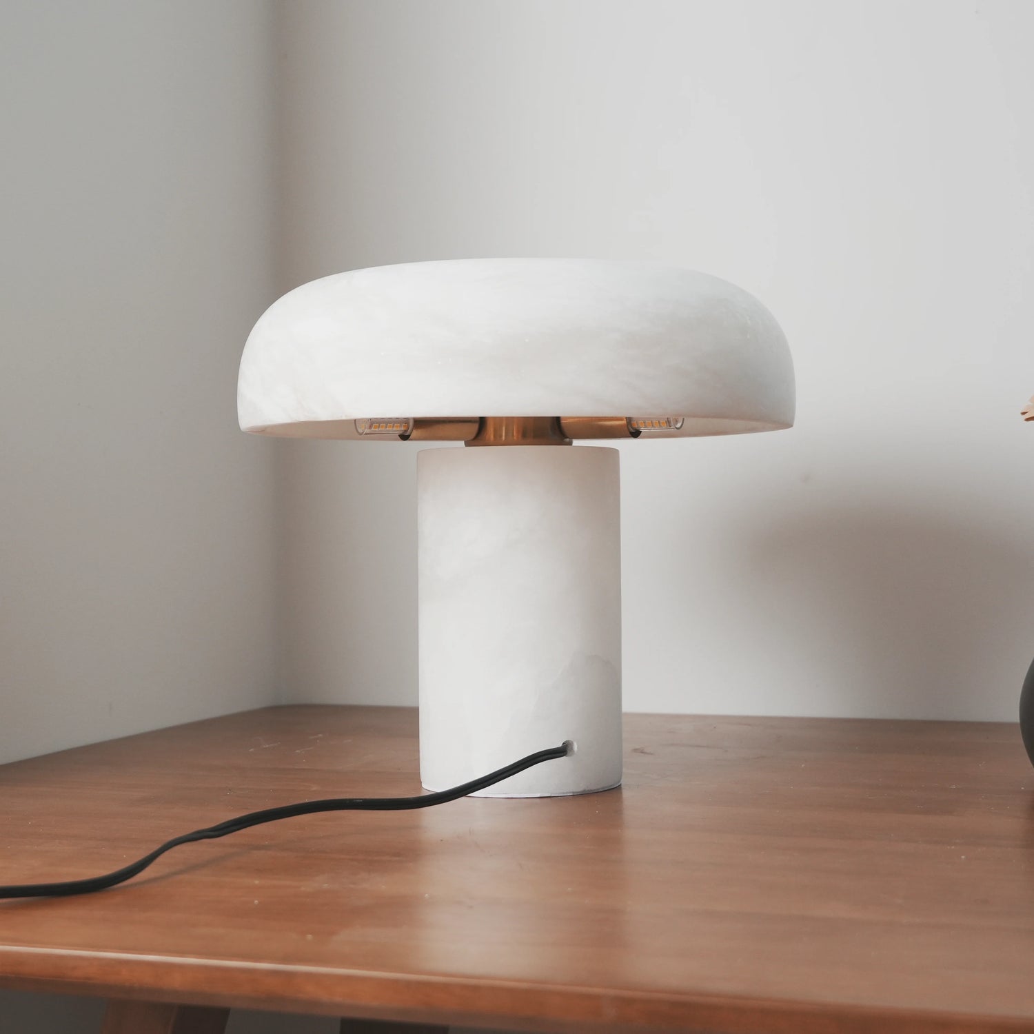Mushroom Type Alabaster Table Lamp