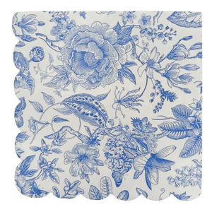 Blue Delft Cocktail Napkins