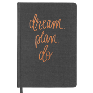 Dream Plan Do Fabric Journal