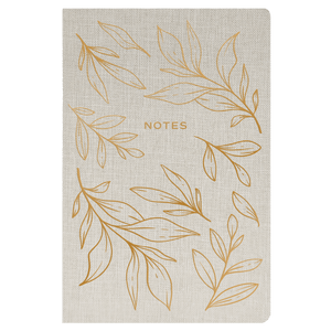 Gold Leaves Notes Journal
