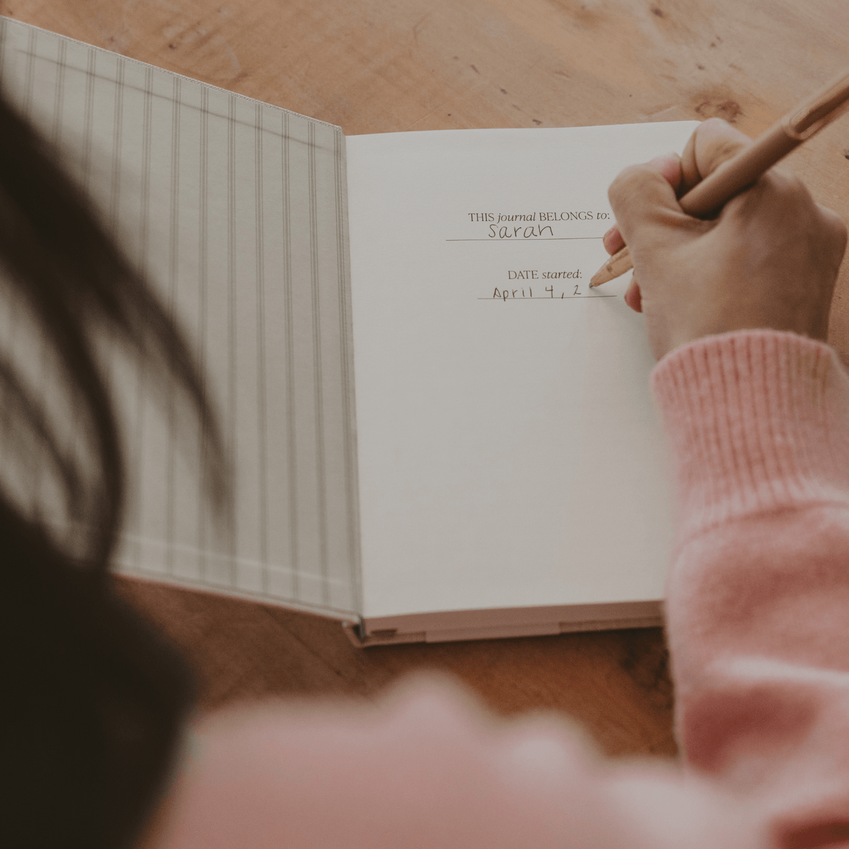 Gold Leaves Notes Journal