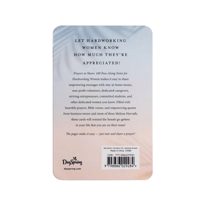 Prayers To Share - 100 Pass-Along Notes for Hardworking Women