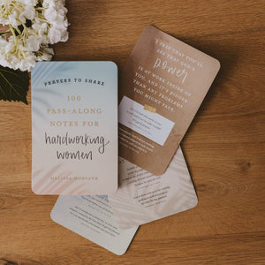 Prayers To Share - 100 Pass-Along Notes for Hardworking Women