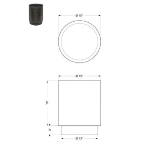 Korsnas Black End Table
