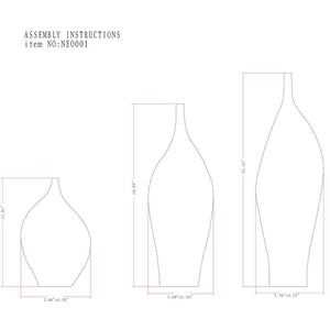 Pozega Orange Vase