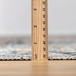 Green Nisa Tumble Dry Washable Rug