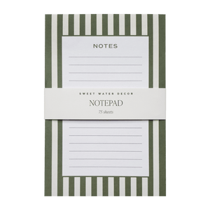 Striped Notepad