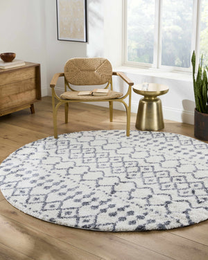 White Gray Navassa Rug - Promo
