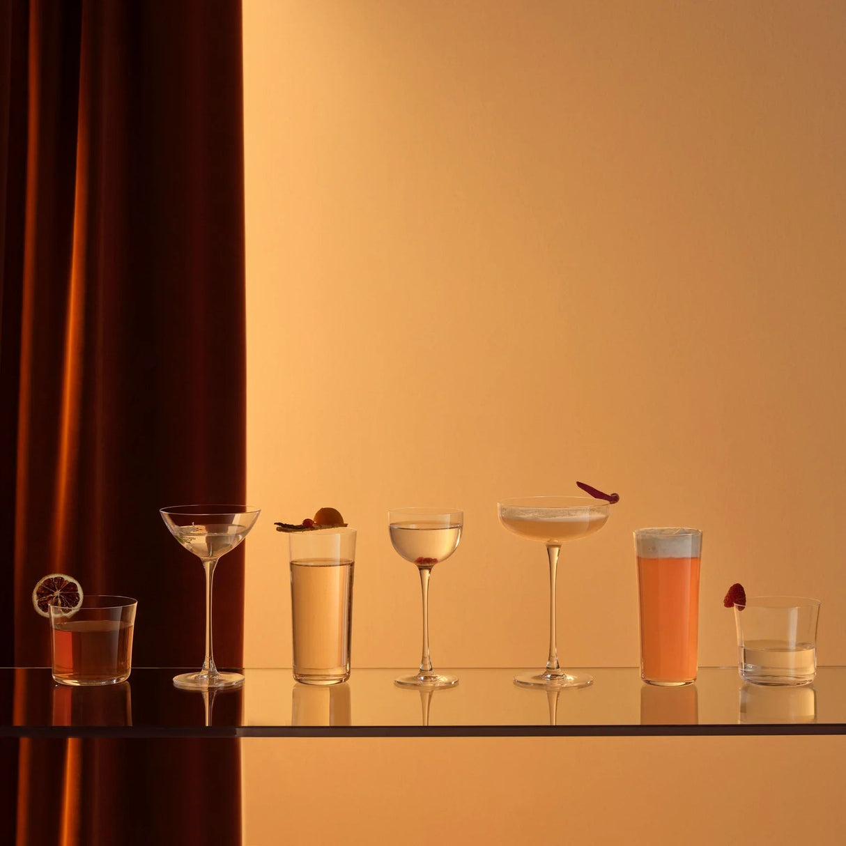 Savage Set of 2 Coupe Glasses