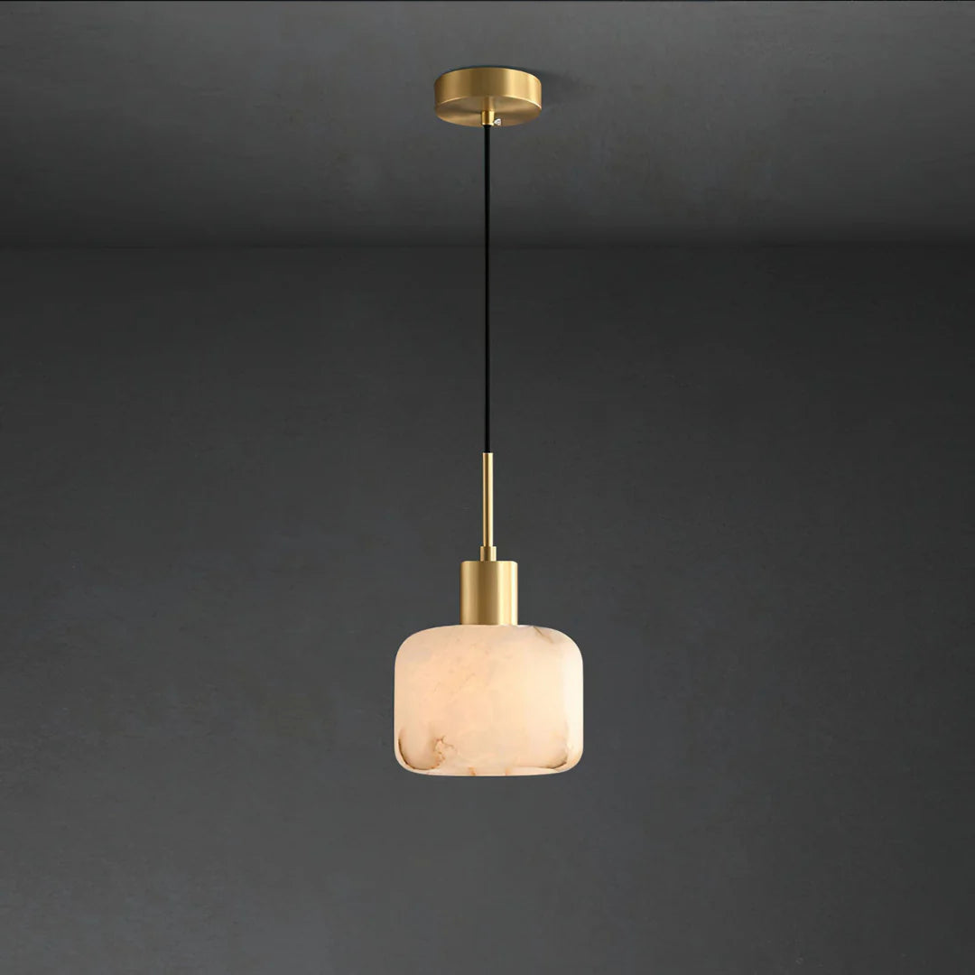 Natural Alabaster Small Pendant Light