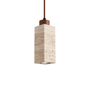 Natural Travertine GLigEt Pendant Light