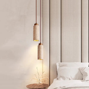 Natural Travertine GLigEt Pendant Light