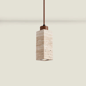 Natural Travertine GLigEt Pendant Light