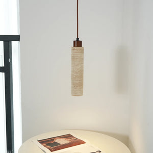 Natural Travertine GLigEt Pendant Light