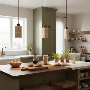 Natural Travertine GLigEt Pendant Light