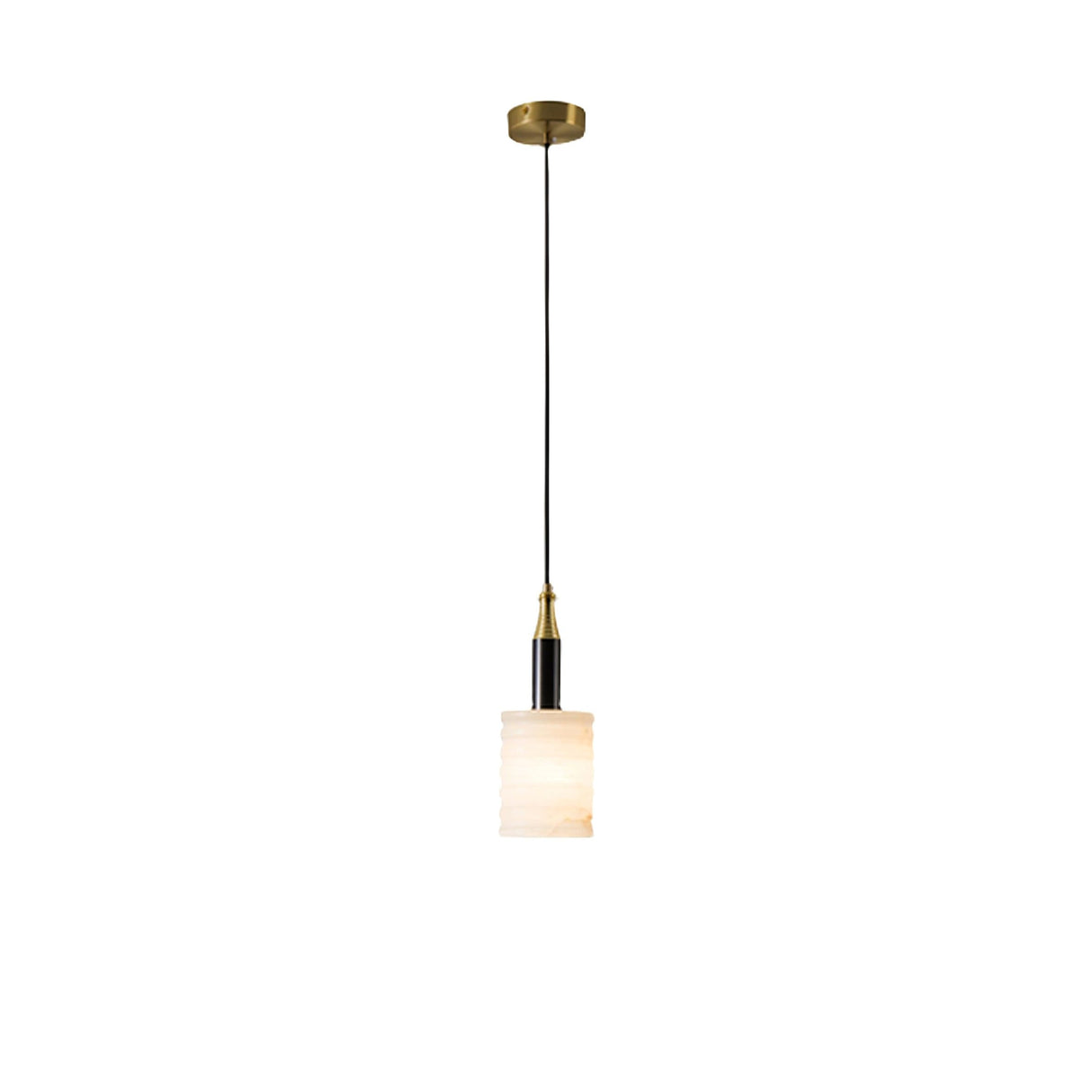 Natural Alabaster Small Pendant Light
