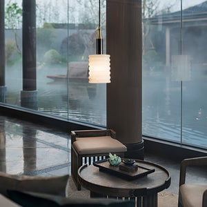 Natural Alabaster Small Pendant Light