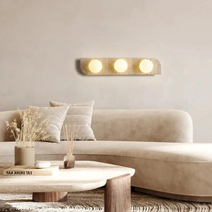 Neptune Travertine Wall Lamp