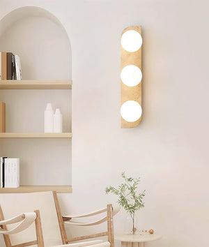 Neptune Travertine Wall Lamp