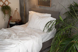 Kids Crinkle Percale Organic Cotton Sheet Set + Pillowcases