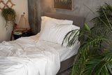 Kids Crinkle Percale Organic Cotton Sheet Set + Pillowcases