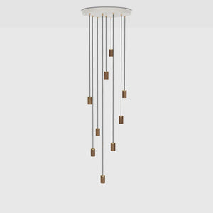 Nine Pendant in Walnut