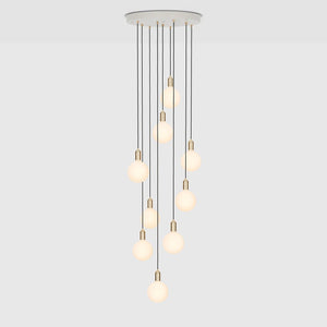 Nine Pendant in Brass + Sphere IV