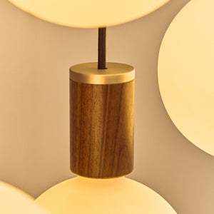Nine Pendant in Walnut