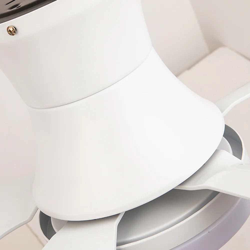 Nordic Blade Black Ceiling Fan Light