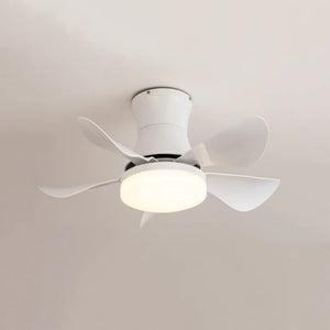 Nordic Blade Black Ceiling Fan Light