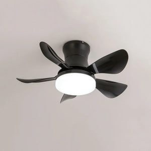 Nordic Blade Black Ceiling Fan Light