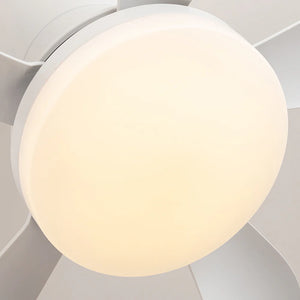 Nordic Blade Black Ceiling Fan Light