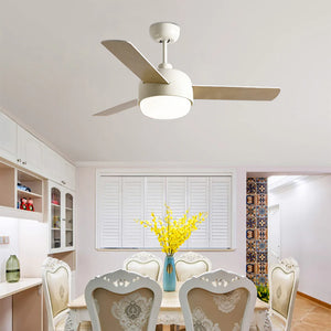 Nordic Macaron Dome Ceiling Fan Light